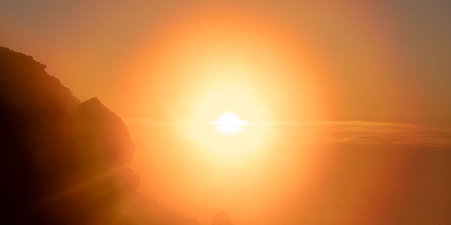 富士山頂上御来光