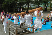 Ceremony to open the Fuji festival