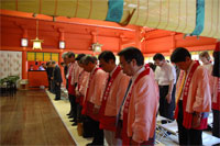 Ceremony to open the Fuji festival