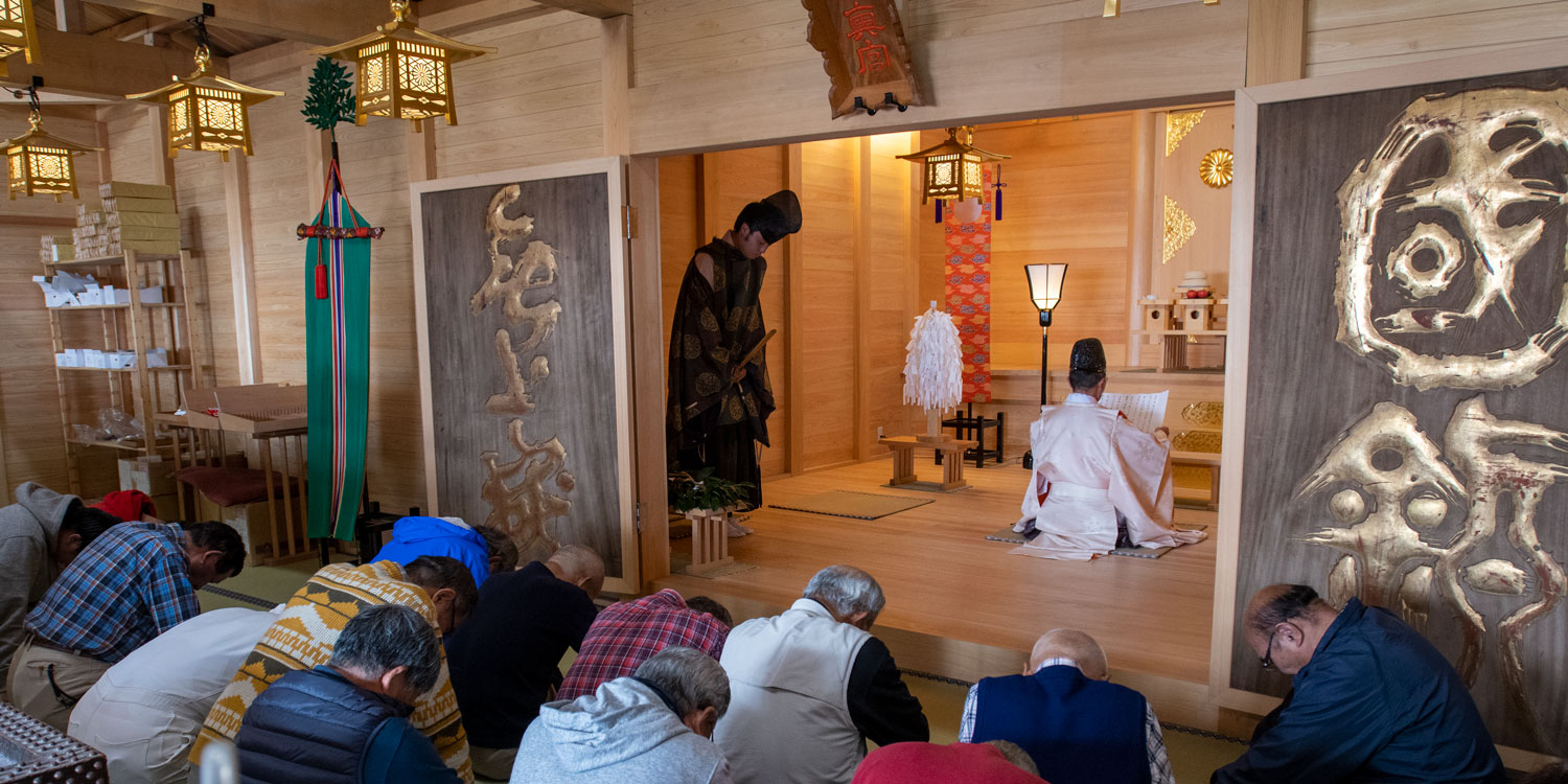 富士山頂上奥宮例祭