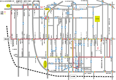 流鏑馬祭行列進行路(PDF)